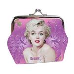 Pochette Portamonete Clic Clac Marilyn Monroe Colore Lilla