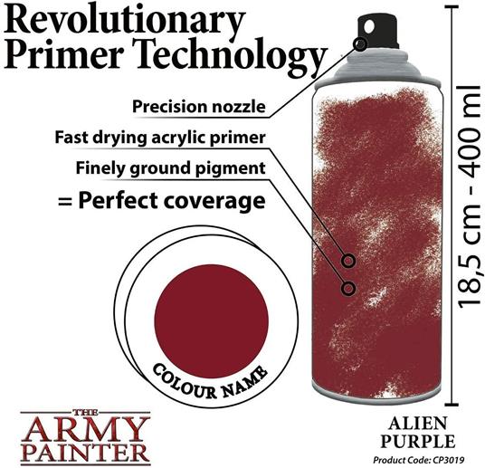 Army Painter Primer: Alien Purple [Edizione: Germania] - 3
