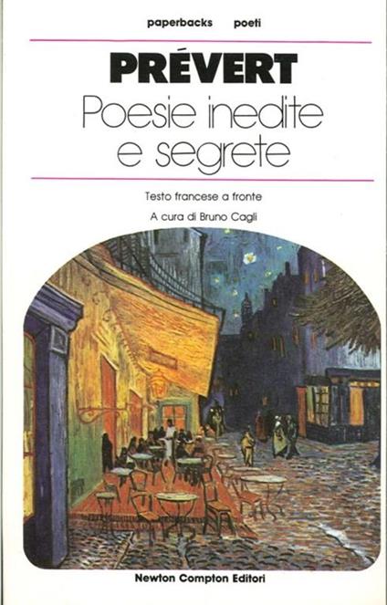 Prevert. Poesie inedite e segrete - copertina