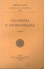 Filosofia e Storiografia. Saggi. XIII