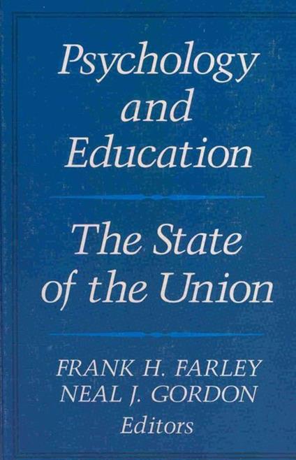 Psychology and Education: the State and the Union - copertina