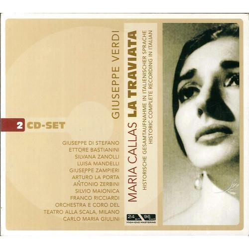 Giuseppe verdi. La traviata. Maria callas. 2 cd-set - Giuseppe Verdi - copertina