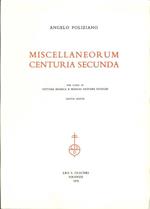 Miscellaneorum centuria secunda (rist. anast.)