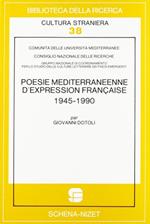 Poésie méditerranéenne d'expression française (1945-1990)