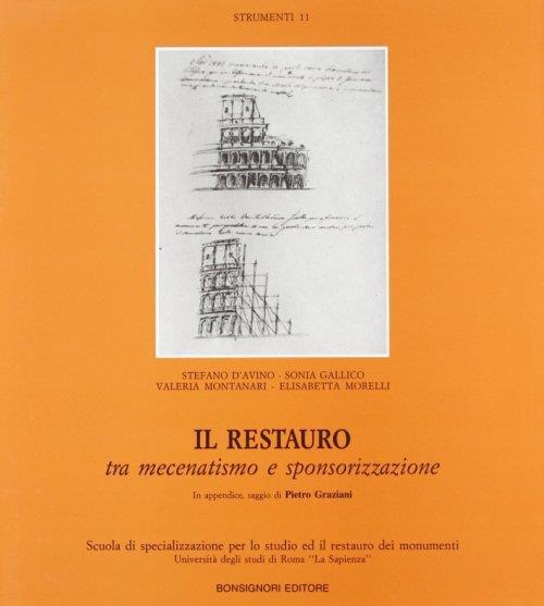 Il restauro tra mecenatismo e sponsorizzazione. Manuale per interventi in architettura - copertina