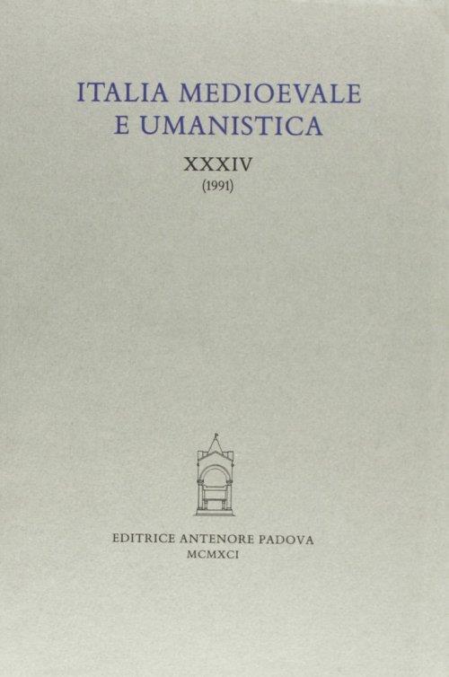 Italia medioevale e umanistica - copertina