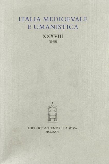 Italia medioevale e umanistica - copertina