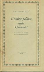 L' Ordine politico delle Comunità