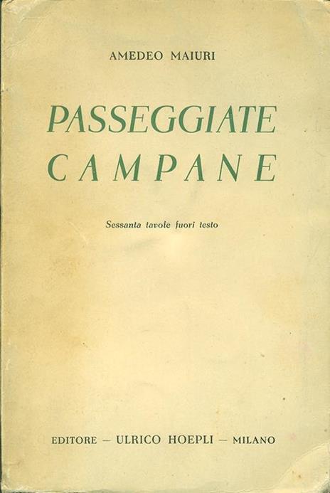 Passeggiate campane  - Amedeo Maiuri - copertina