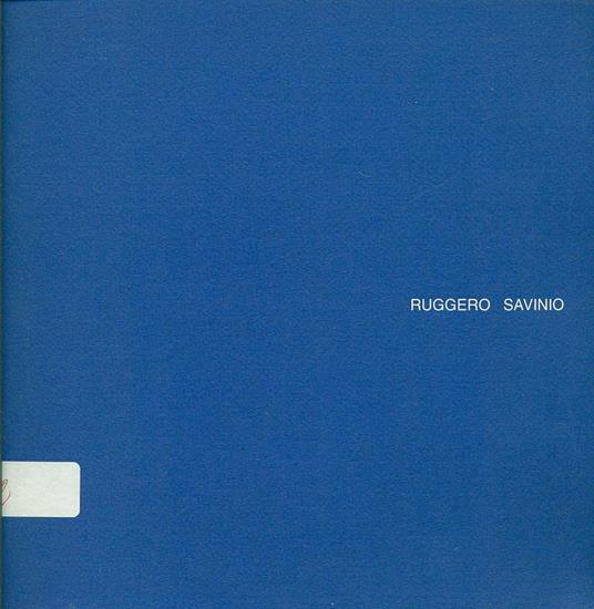 Ruggero Savinio - copertina