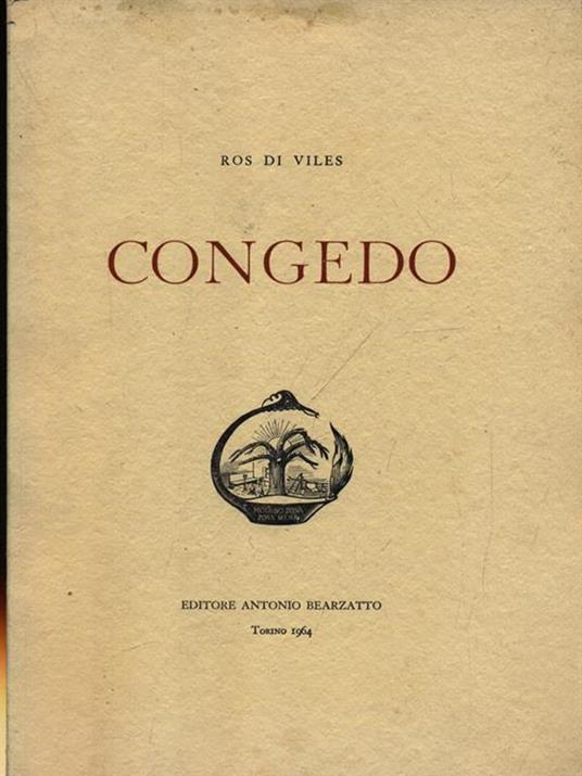 Congedo - Ros di Viles - copertina