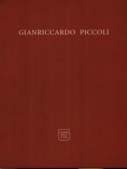 Gianriccardo Piccoli. Trasparenti - copertina