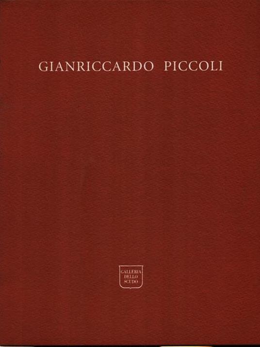 Gianriccardo Piccoli. Trasparenti - copertina