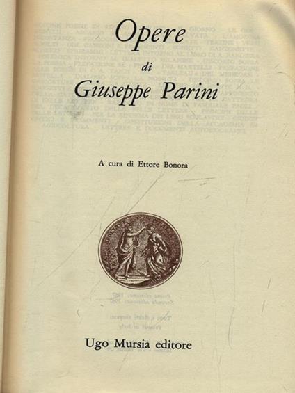 Opere - Giuseppe Parini - copertina