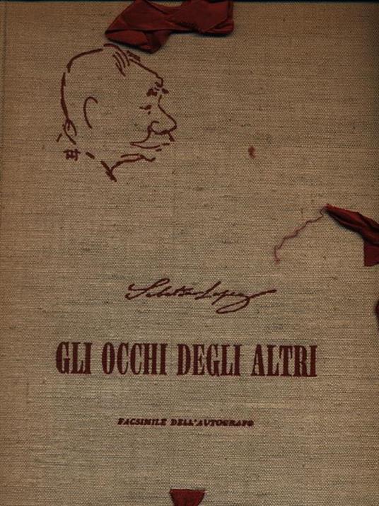 Gli occhi degli altri - facsimile - Lopez - copertina
