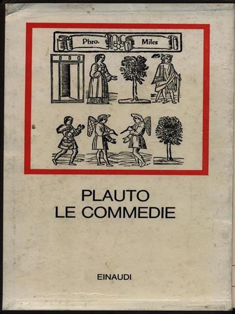 Le Commedie - T. Maccio Plauto - copertina