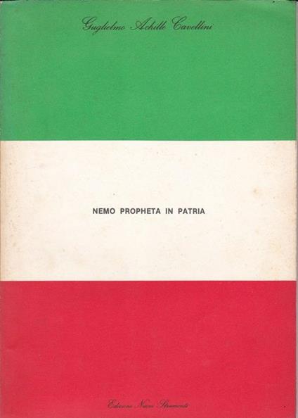 NEMO PROPHETA IN PATRIA - Guglielmo Achille Cavellini - copertina
