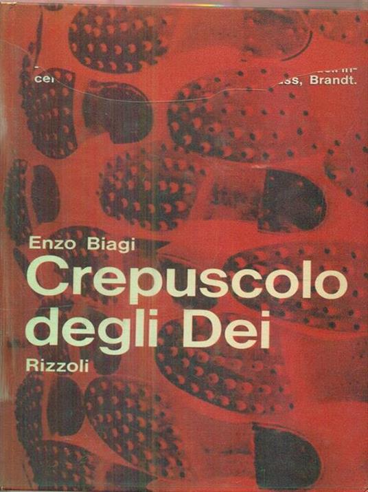 Crepuscolo degli Dei - Enzo Biagi - copertina