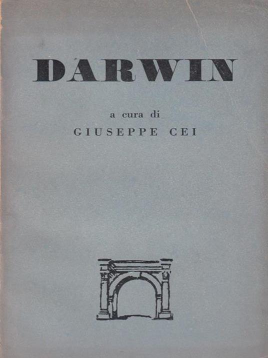 Darwin - Giuseppe Cei - 2
