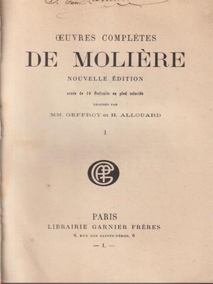 De Molière - copertina
