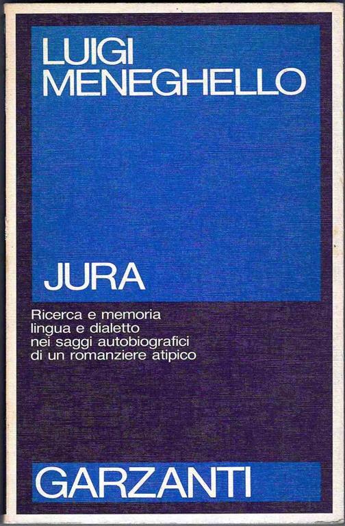 Jura - Luigi Meneghello - copertina