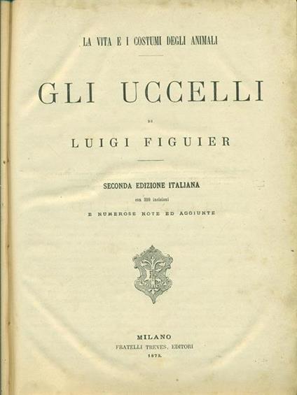 Gli Uccelli - Luigi Figuier - copertina