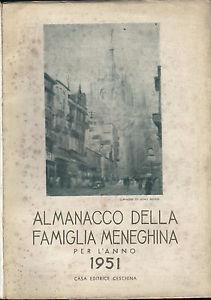 Almanacco della famiglia meneghina 1951 - copertina