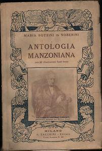 Antologia manzoniana - Maria Bottini - copertina