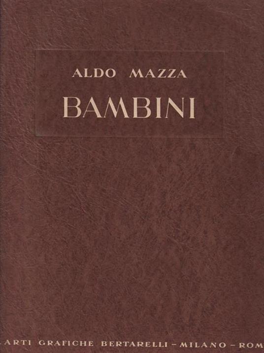 Bambini - Aldo Mazza - copertina