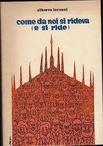 Come da noi si rideva (e si ride) - Alberto Lorenzi - copertina