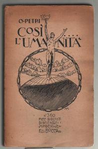 Così L'umanità (Il Messia) - Omero Petri - copertina