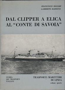 Dal clipper a elica al Conte di Savoia - Francesco Ogliari - copertina