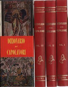 Dizionario dei capolavori. 3 Volumi - copertina