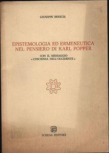 Epistemologia ed ermeneutica nel pensiero di Karl Popper - Giuseppe Brescia - copertina