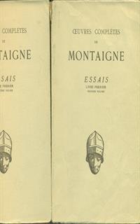 Essais. Libro 1°. Vol.I e II