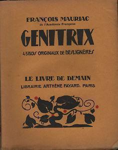 Genitrix - François Mauriac - copertina