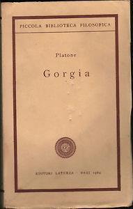Gorgia - Platone - copertina
