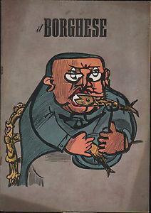 Il Borghese 29 luglio 1960 anno XI. Vol.VIII - copertina