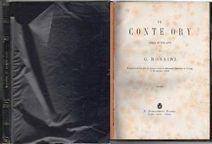 Il Conte Ory - Gioachino Rossini - copertina