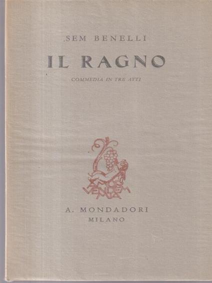 Il ragno - Sem Benelli - copertina