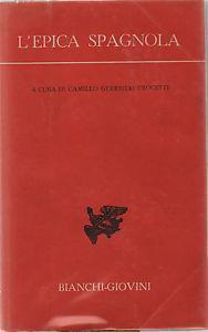 L' epica spagnola - Camillo Guerrieri Crocetti - copertina