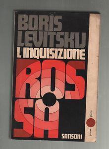L' inquisizione rossa - Boris Levitskij - copertina