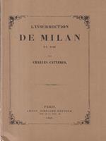 L' insurrection de Milan en 1848