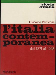L' Italia contemporanea - Giacomo Perticone - copertina