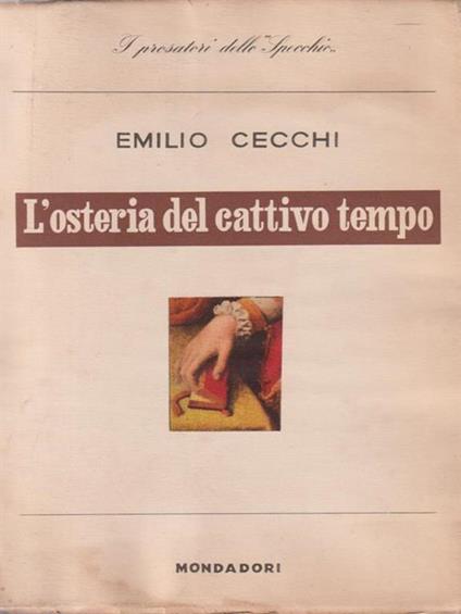 L' osteria del cattivo tempo - Emilio Cecchi - copertina