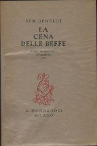 La cena delle beffe - Sem Benelli - copertina