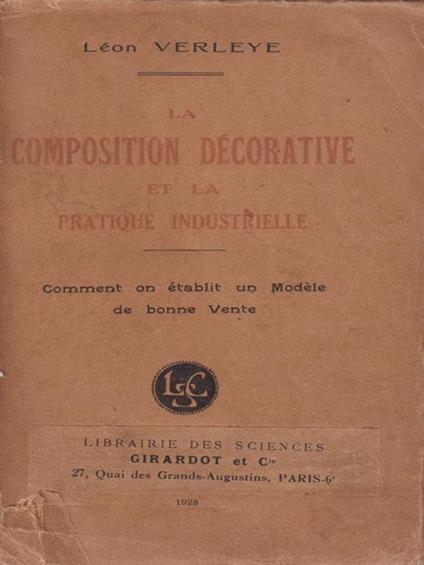 La composition decorative - Leon Verleye - copertina