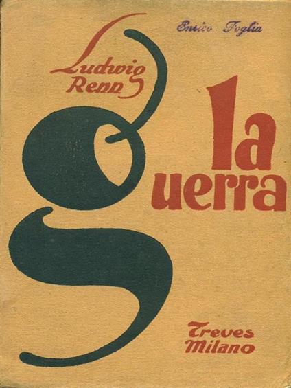 La Guerra - Ludwig Renn - copertina