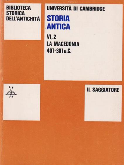 La Macedonia 401-301 a. c.  - Bury - copertina
