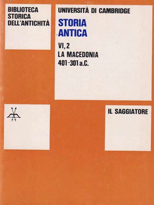 La Macedonia 401-301 a. c.  - Bury - copertina